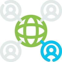 Social Network Creative Icon Design vector