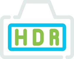 Hdr Creative Icon Design vector