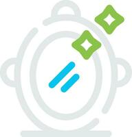 Magic Mirror Creative Icon Design vector