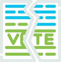 Ballot Creative Icon Design vector