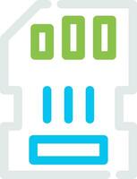 Memory Card Creative Icon Design vector