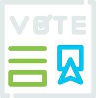 votar diseño de icono creativo vector