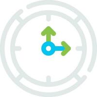 Clock Creative Icon Design vector