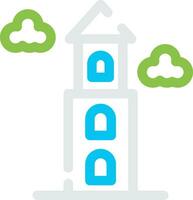 Tower Creative Icon Design vector