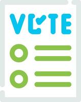 Ballot Creative Icon Design vector