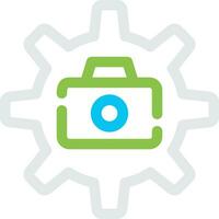 Configuration Camera Creative Icon Design vector