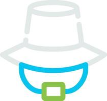 diseño de icono creativo de sombrero vector