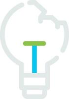 Light Bulb Creative Icon Design vector