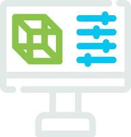 Simulation Creative Icon Design vector