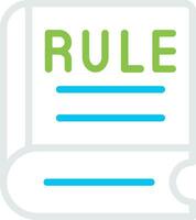 Rule Creative Icon Design vector