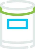 Dustbin Creative Icon Design vector