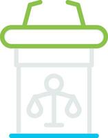 Tribune Creative Icon Design vector