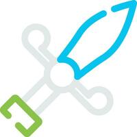 Dagger Creative Icon Design vector