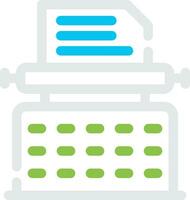 Typewriter Creative Icon Design vector