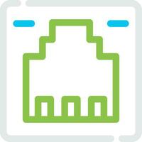 Lan Creative Icon Design vector