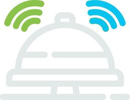 Reception Bell Creative Icon Design vector