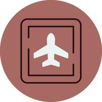 Airport Sign Vector Icon