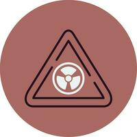 Radioactive Sign Vector Icon