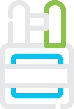 Line Different Color Design vector