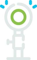 Light Creative Icon Design vector