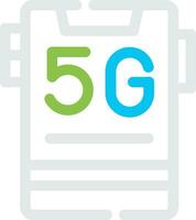 5G Creative Icon Design vector