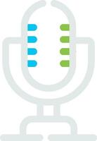 Microphone Creative Icon Design vector