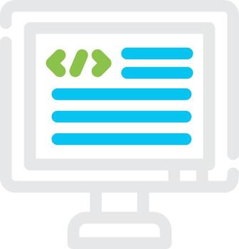 diseño de icono creativo de código vector