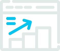 Stats Creative Icon Design vector