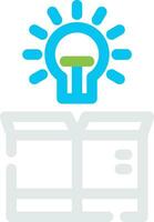 Think Out Of The Box Creative Icon Design vector