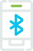 Bluetooth Creative Icon Design vector