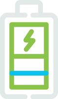 Charging Battery Creative Icon Design vector