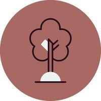 Cherry Tree Vector Icon