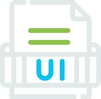 Ui Format Creative Icon Design vector