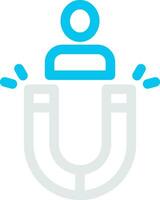 Magnet Creative Icon Design vector