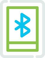 Bluetooth Creative Icon Design vector