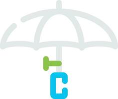 Umbrella Creative Icon Design vector