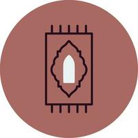 Prayer Rug Vector Icon