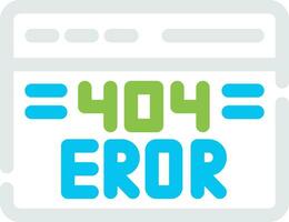 Diseño de icono creativo de error 404 vector