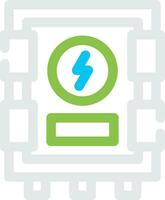 Electrical Panel Creative Icon Design vector