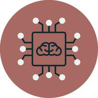 Artificial Intelligence Vector Icon