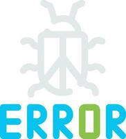 diseño de icono creativo de error vector