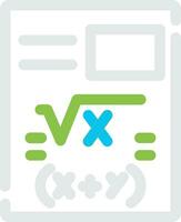 Maths Creative Icon Design vector