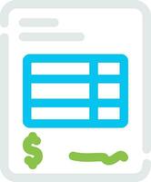 Invoice Creative Icon Design vector