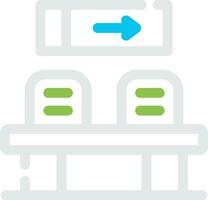 Waiting Room Creative Icon Design vector