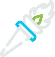 Torch Creative Icon Design vector