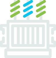 Power Transformer Creative Icon Design vector