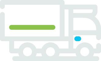 Cargo Truck Creative Icon Design vector