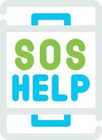 SOS Creative Icon Design vector