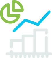 Statistical Analysis Creative Icon Design vector
