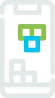 Mobile Gaming Creative Icon Design vector